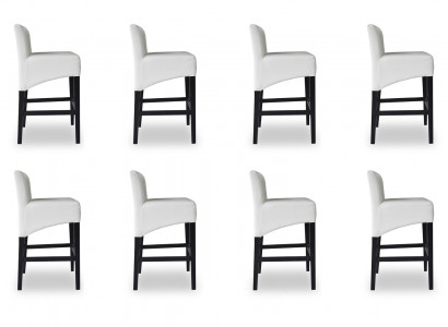 8x Bar Stool Bar Stool Counter Chair Chair Set Chairs Upholstery Seat Suite